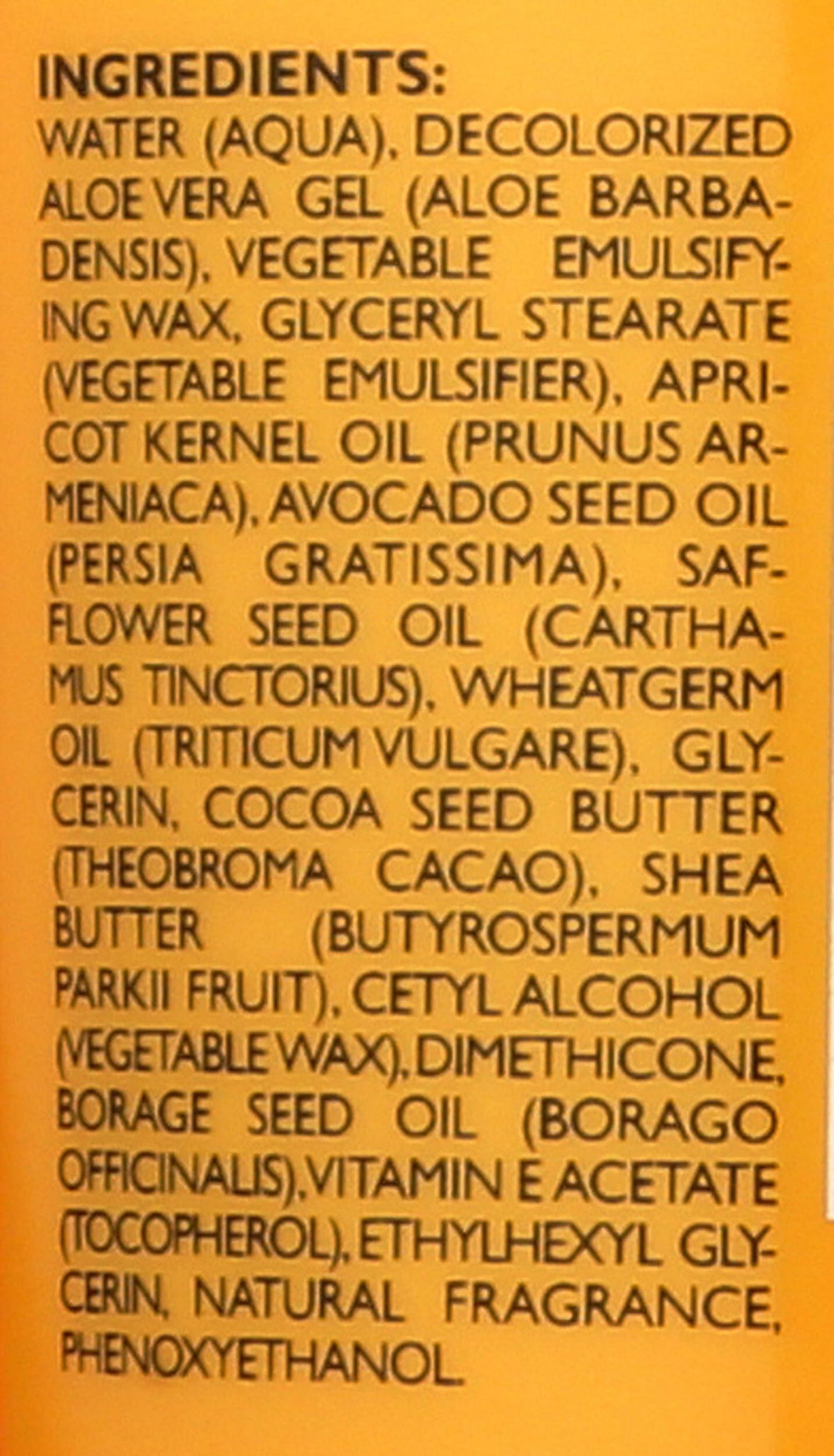 ShiKai yuzu ingredients display with aloe, shea butter, borage highlighting natural hydration