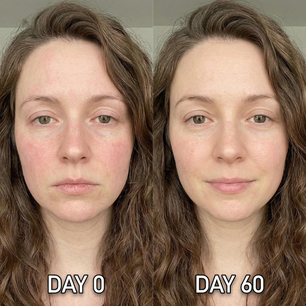 Shining Face application on neck demonstrating targeted treatment