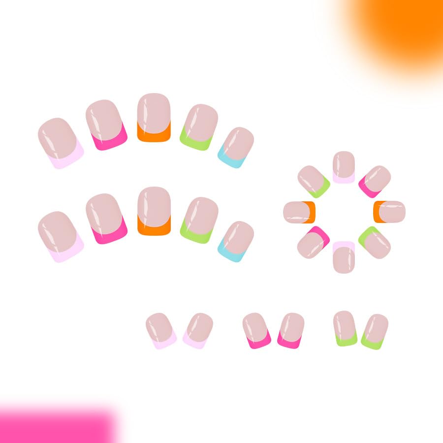 SHIQIXIANNV lifestyle woman wearing short square nails for stylish look