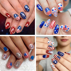 SHIQIXIANNV lifestyle worn manicure hands showing festive finished look