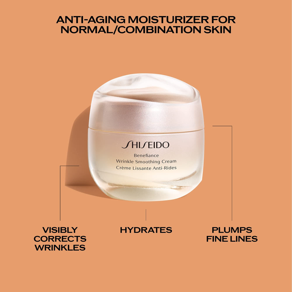 Shiseido Benefiance 50ml size comparison showing travel-friendly volume
