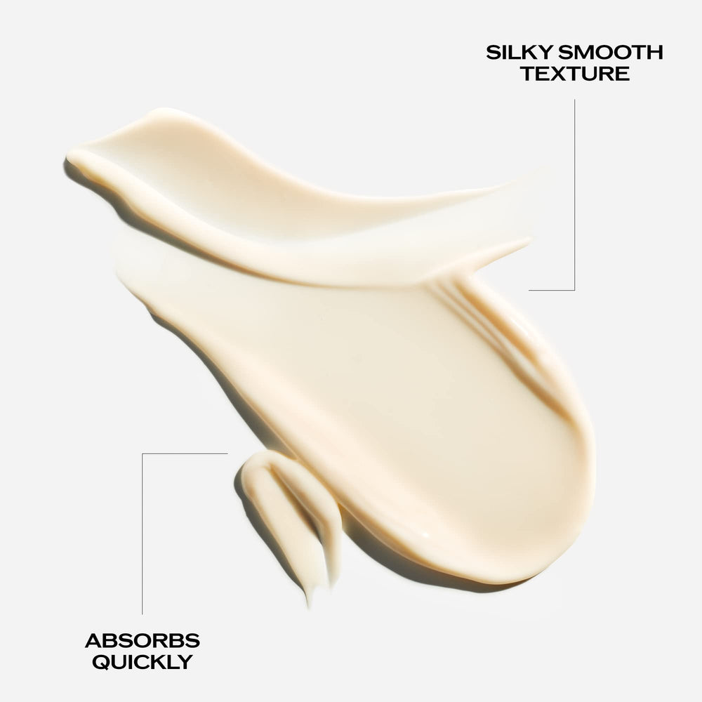 Shiseido Benefiance cream texture close-up demonstrating rich hydration