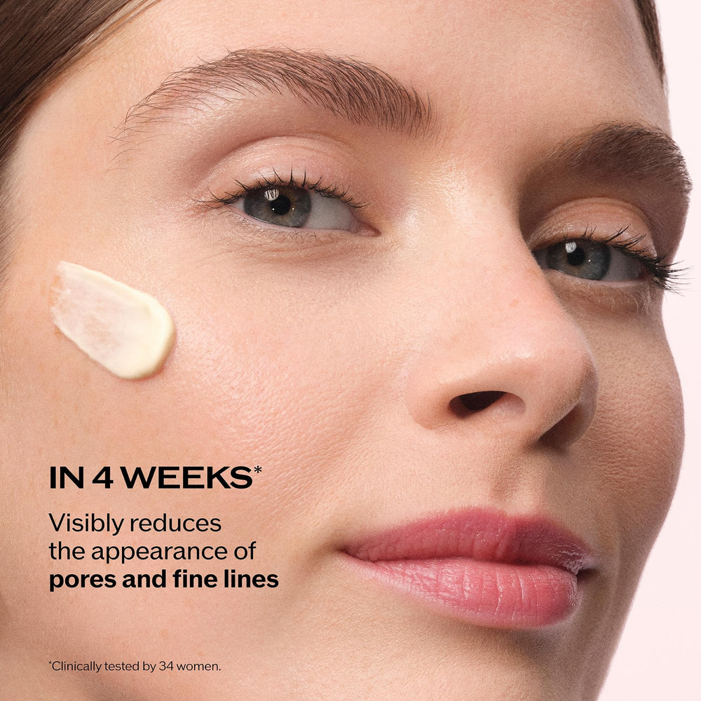 Shiseido cream texture close-up highlighting lightweight, fast-absorbing consistency