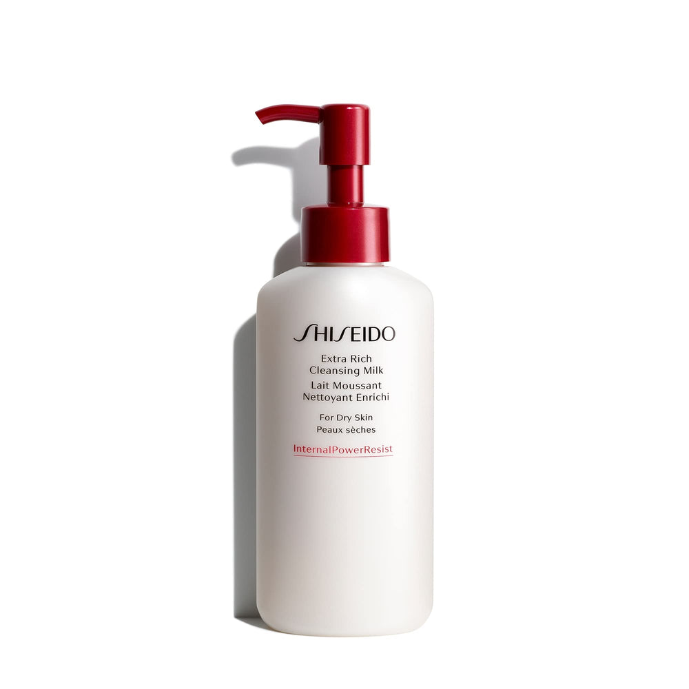 Shiseido bottle front view showing product and clear hydrating benefit