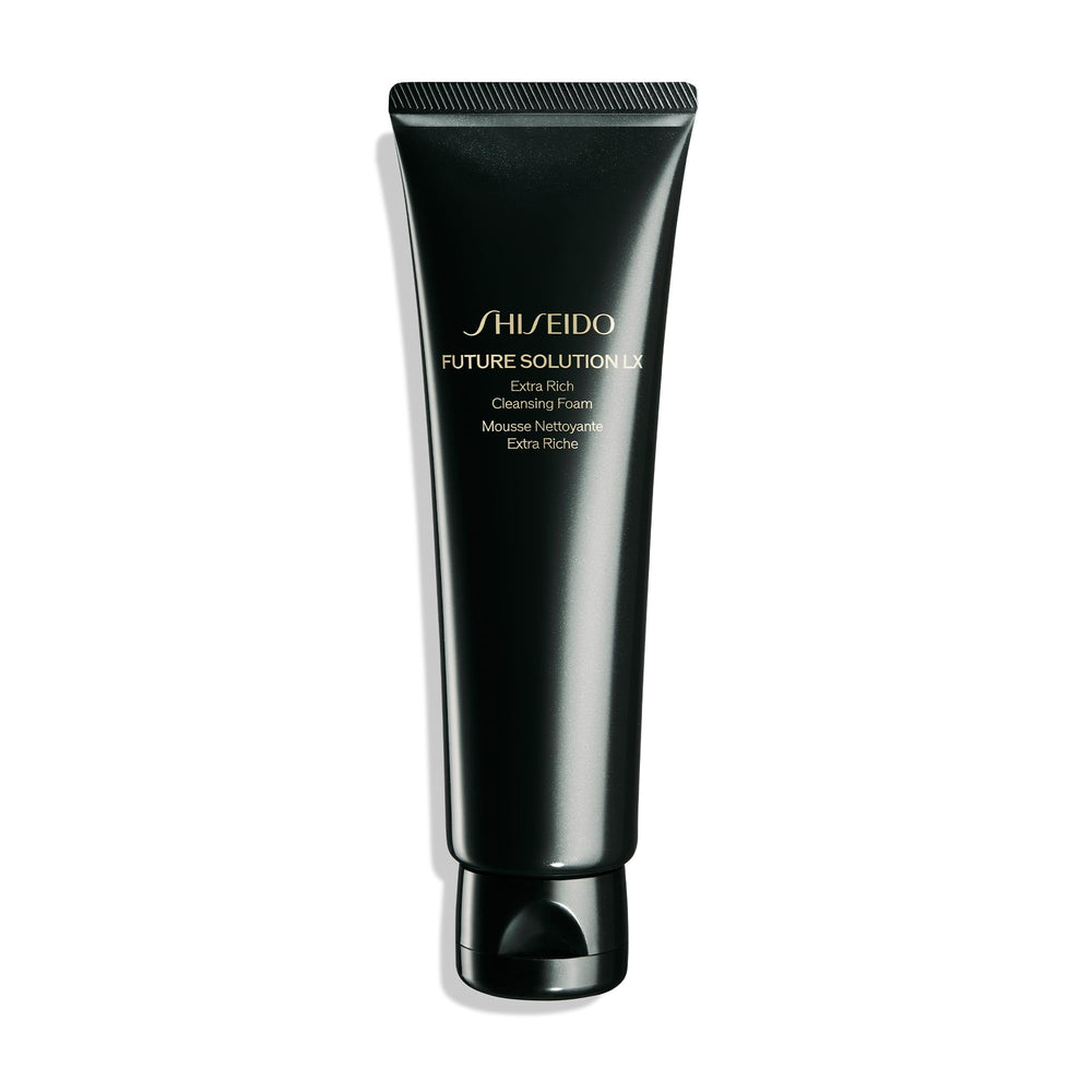 Shiseido front packaging showing bottle and label for premium formulation benefit