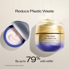 Shiseido label closeup highlighting active ingredients and usage guidance