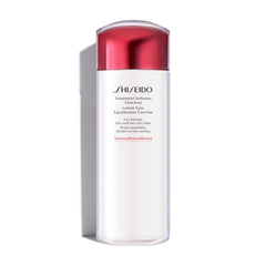 Shiseido bottle front view showing elegant packaging and product benefit