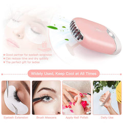 Shmian rinse bottle and brush cleaning lashes to remove makeup and residue benefit