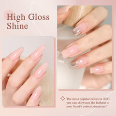 SHOYUM close-up jelly texture showing glossy translucence for natural look