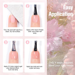 SHOYUM soft-hands lifestyle image showing natural glossy nails and everyday elegance