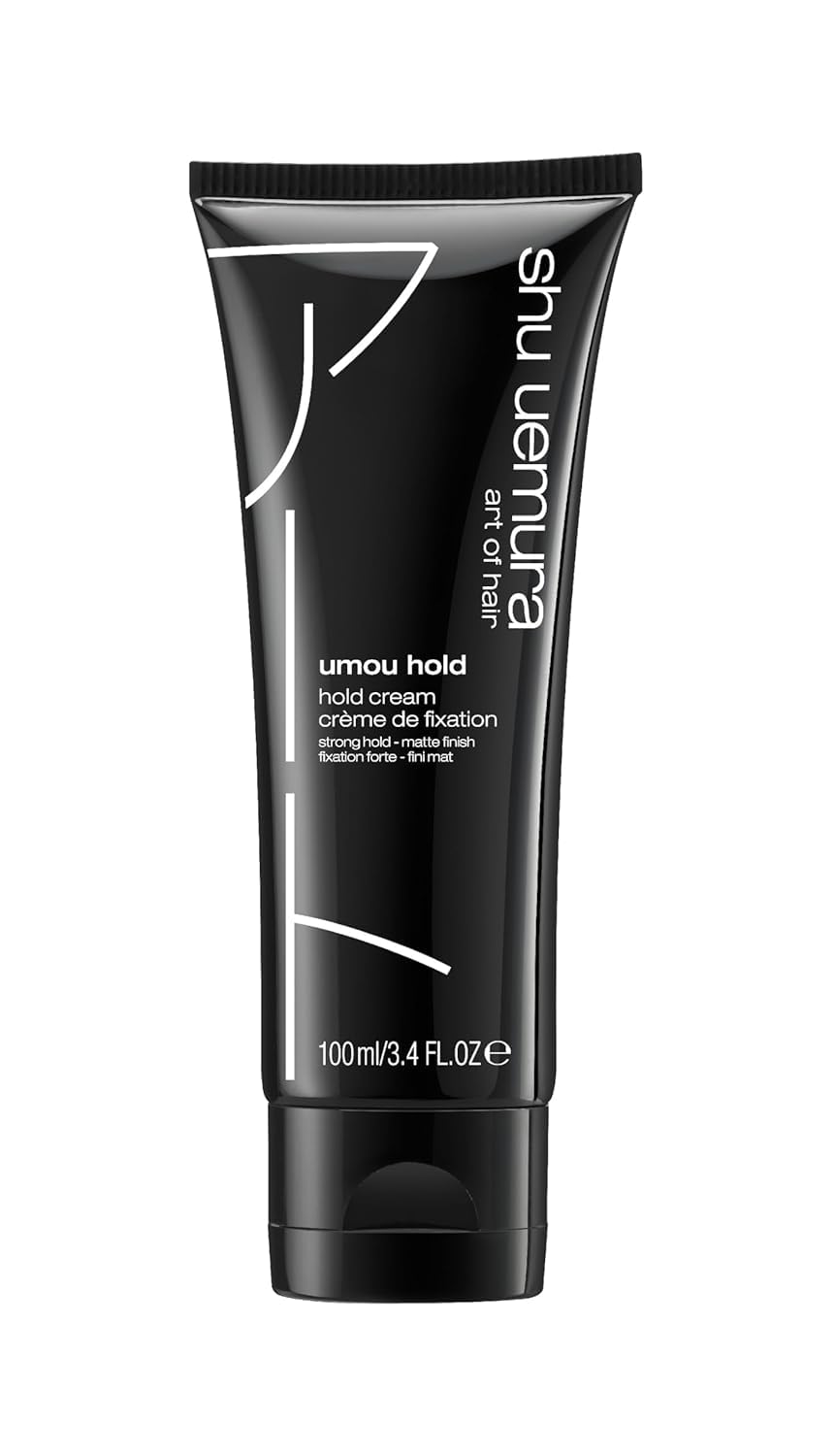 shu uemura art of hair jar front view shows packaging and salon-quality styling