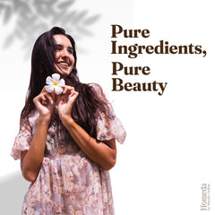 Shudh Online bhringraj powder close-up granules, concentrated scalp nourishment