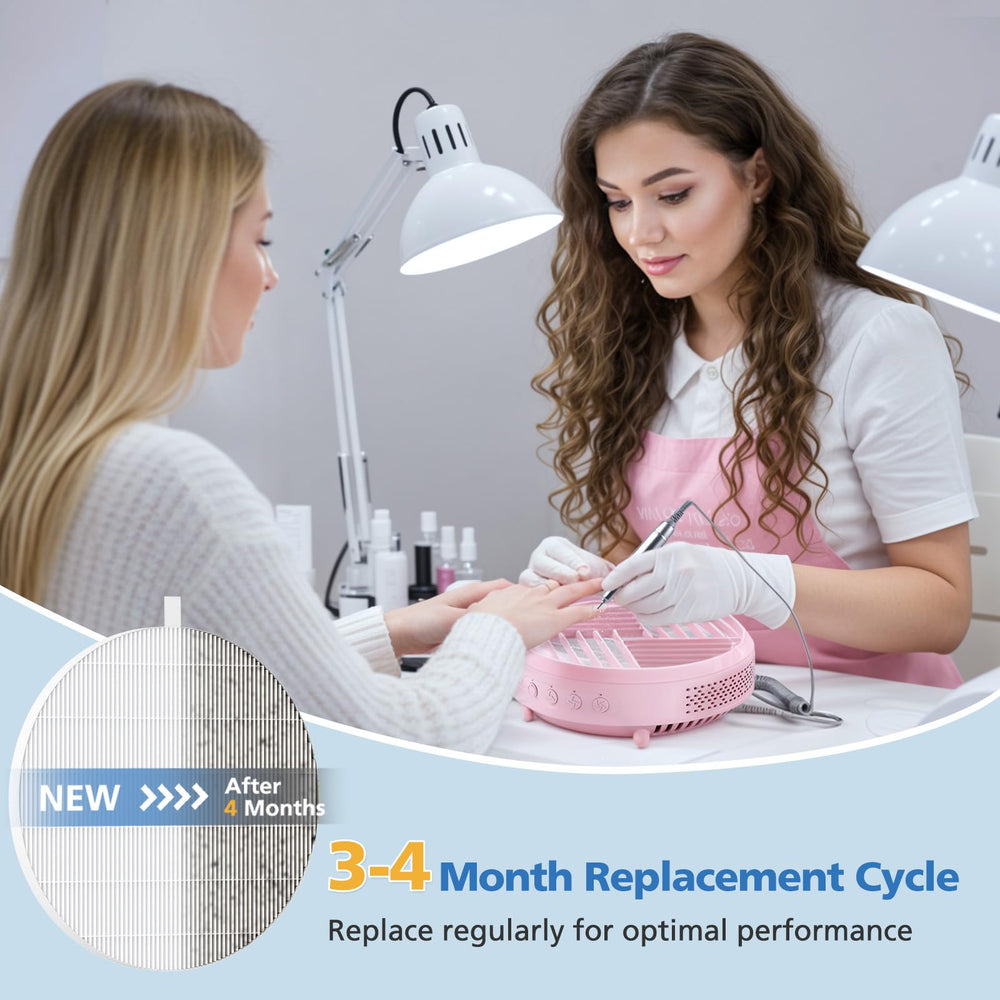 ShufudeJa cleaning filter with soft brush illustrating easy maintenance