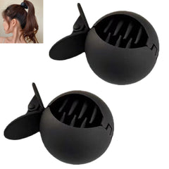 SHUNGXINYI front view of fish claw clip showing shape and stylish accent