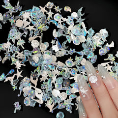 SHUXILIN front packaging showing 250 ocean nail charms for variety