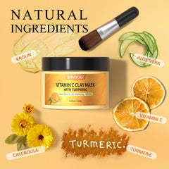 SHVYOG mask gently applied on cheek demonstrating easy use