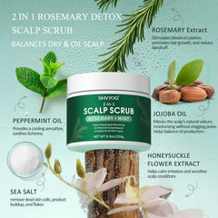 SHVYOG close-up texture showing sea salt granules for effective exfoliation and gentle lift
