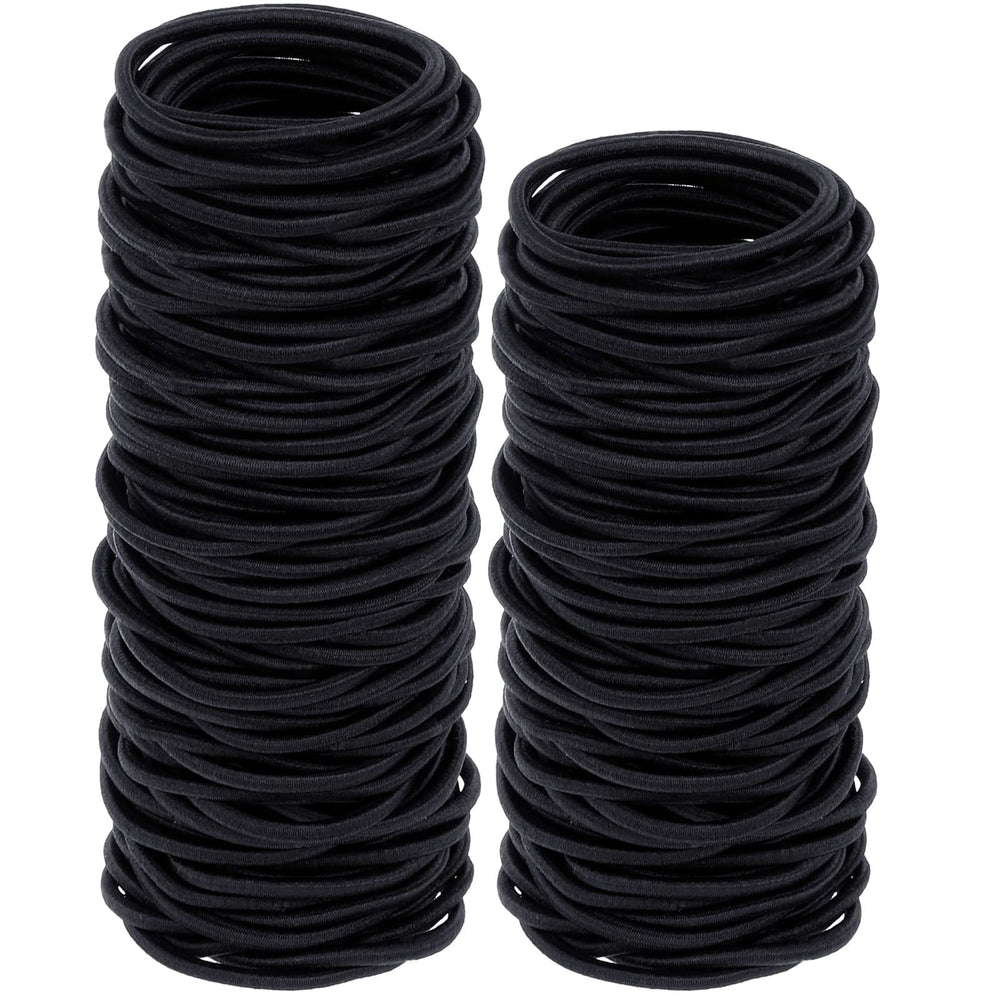 shynek front packaging showing 150 black hair ties and value