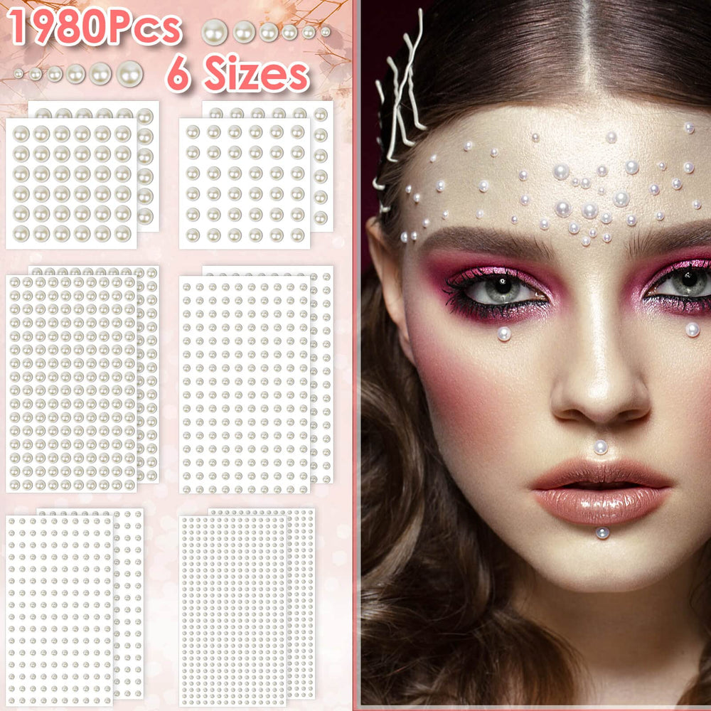 shynek close-up of mixed-size pearl sheets highlighting organized selection