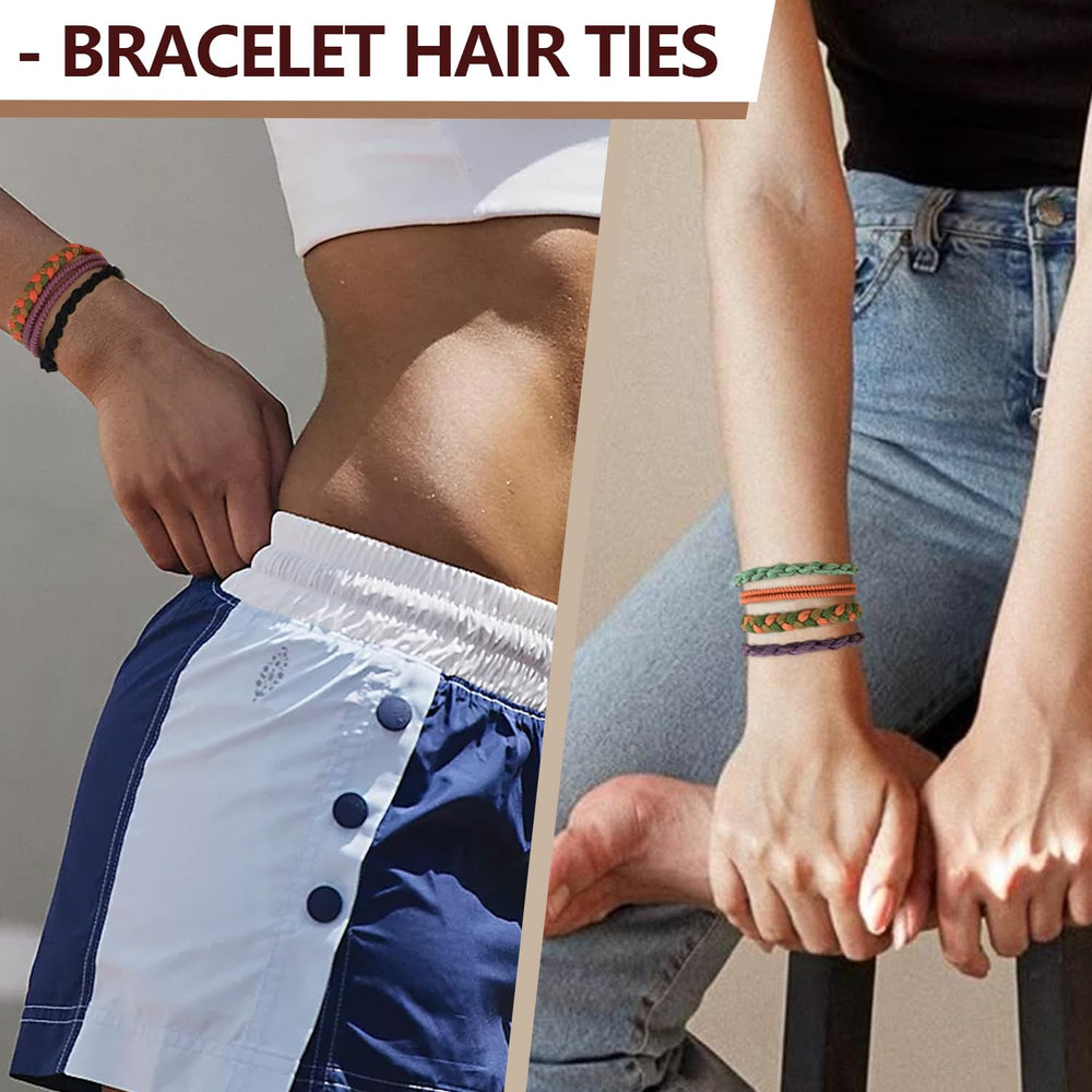 SIADEE spread of mixed-color hair ties, easy outfit coordination benefit