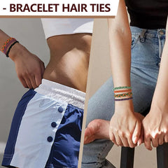 SIADEE spread of mixed-color hair ties, easy outfit coordination benefit