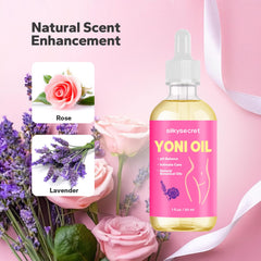 SilkySecret bottle held in hand to show 60ml scale and travel convenience