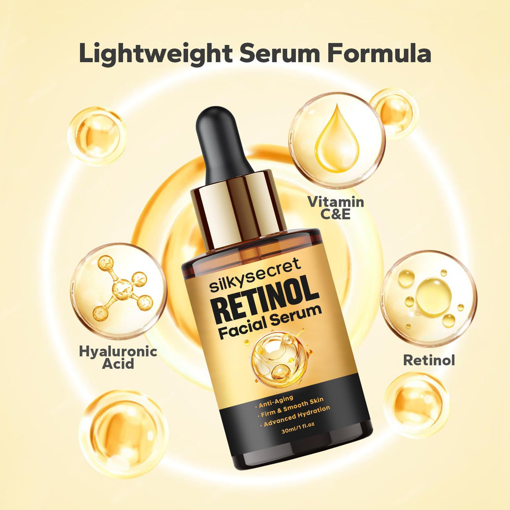 SilkySecret serum dropper releasing lightweight texture for hydration