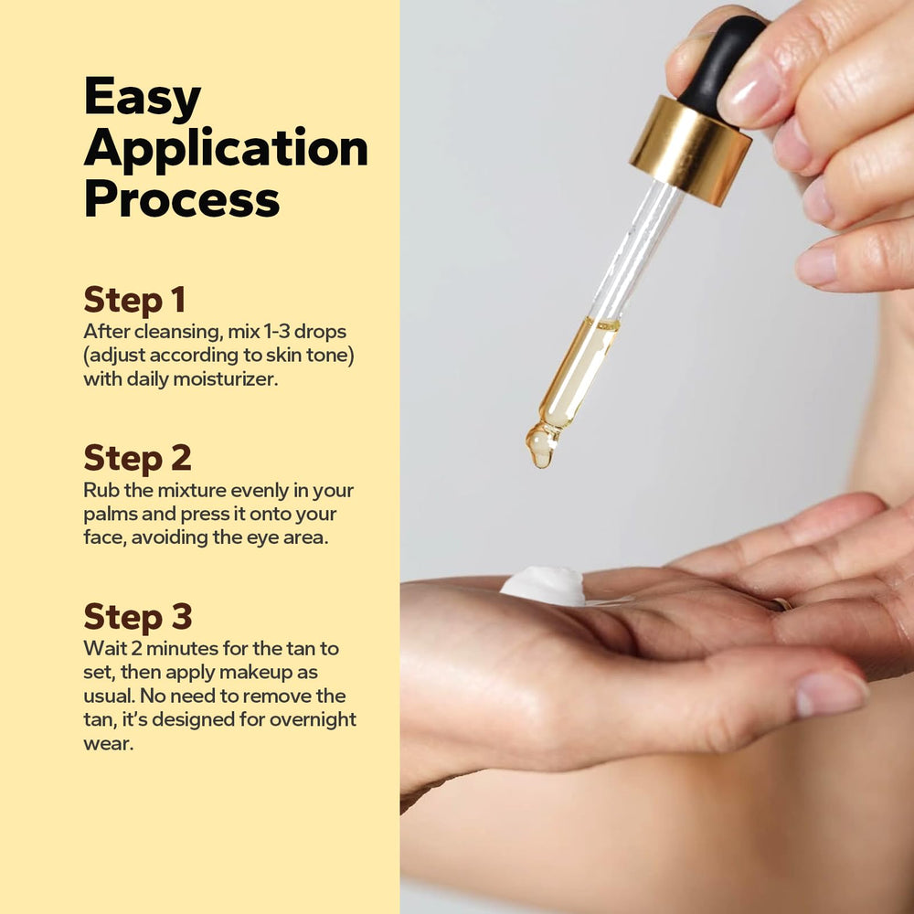 SilkyShark drops mixed into moisturizer illustrating blendability and versatile use