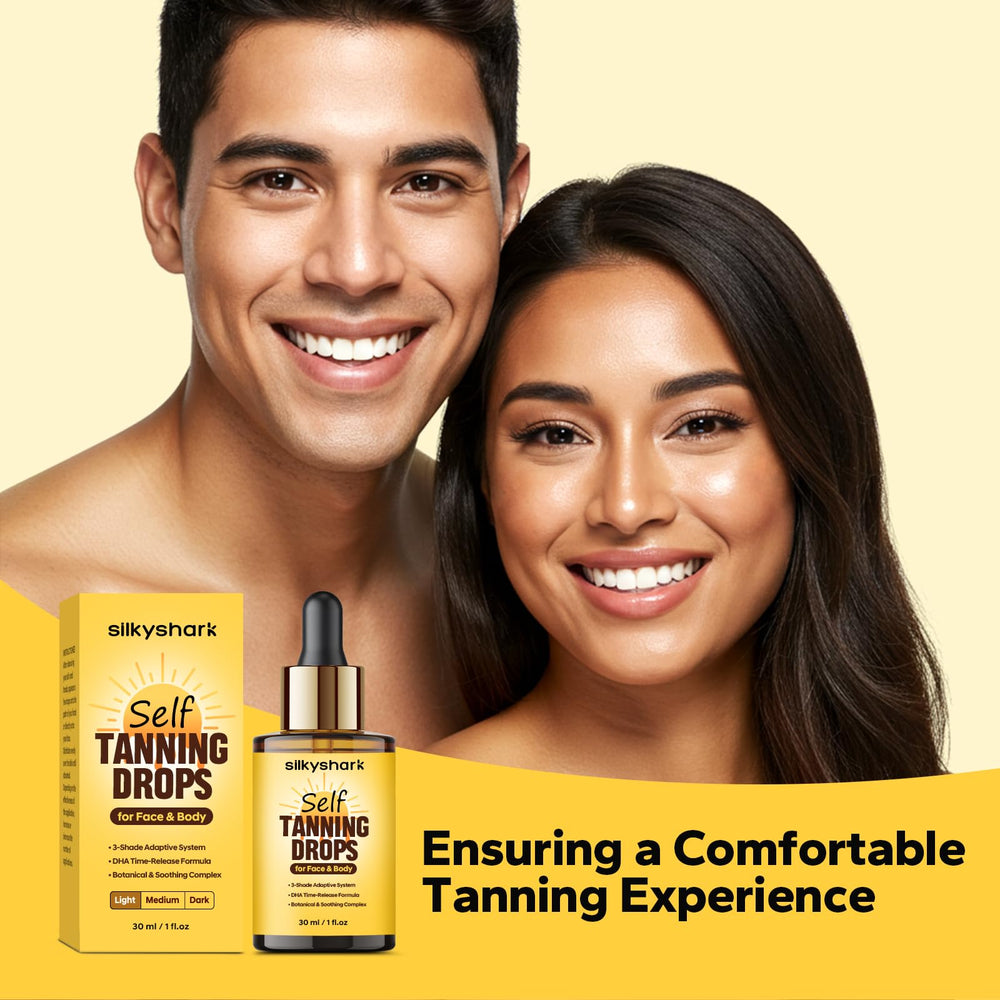 SilkyShark on vanity with skincare items showing daily routine integration and convenience