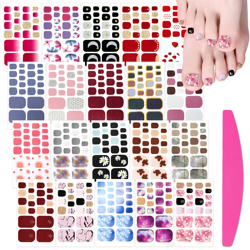 SILPECWEE front packaging showing full 20-sheet kit and nail file convenience