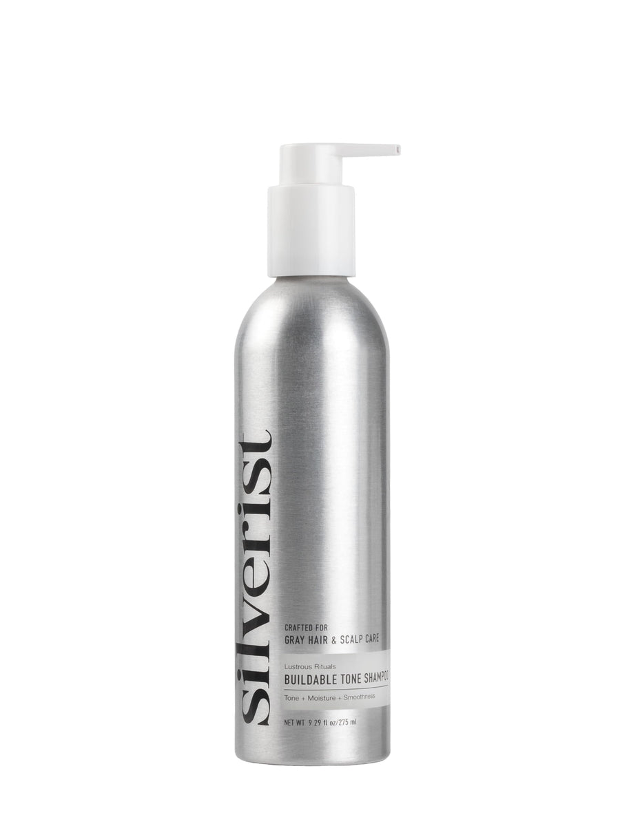 Silverist front bottle showing sleek label and gentle toning benefit