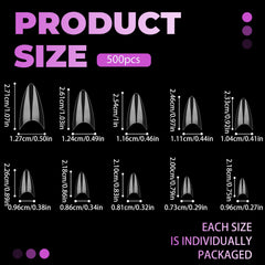 simarro close-up of numbered sizes 0-9 for quick selection and fit