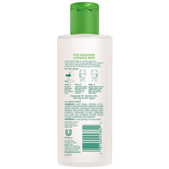 Simple application with cotton pad removing makeup, demonstrates gentle cleansing benefit