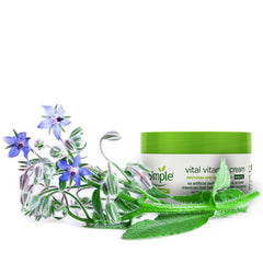 Simple cream applied on hand demonstrating quick absorption benefit