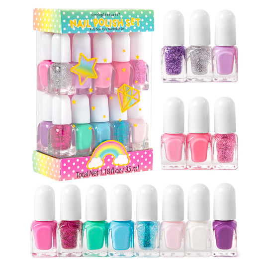 SIMPLE PLEASURES front packaging showing unicorn theme and colorful gift appeal