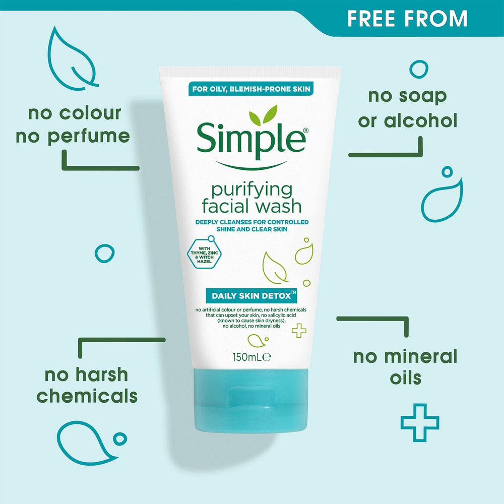 Simple product in hand showing 150ml scale and portability benefit