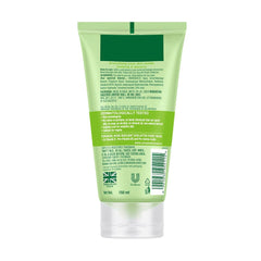 Simple applied by model washing face showing gentle cleansing benefit