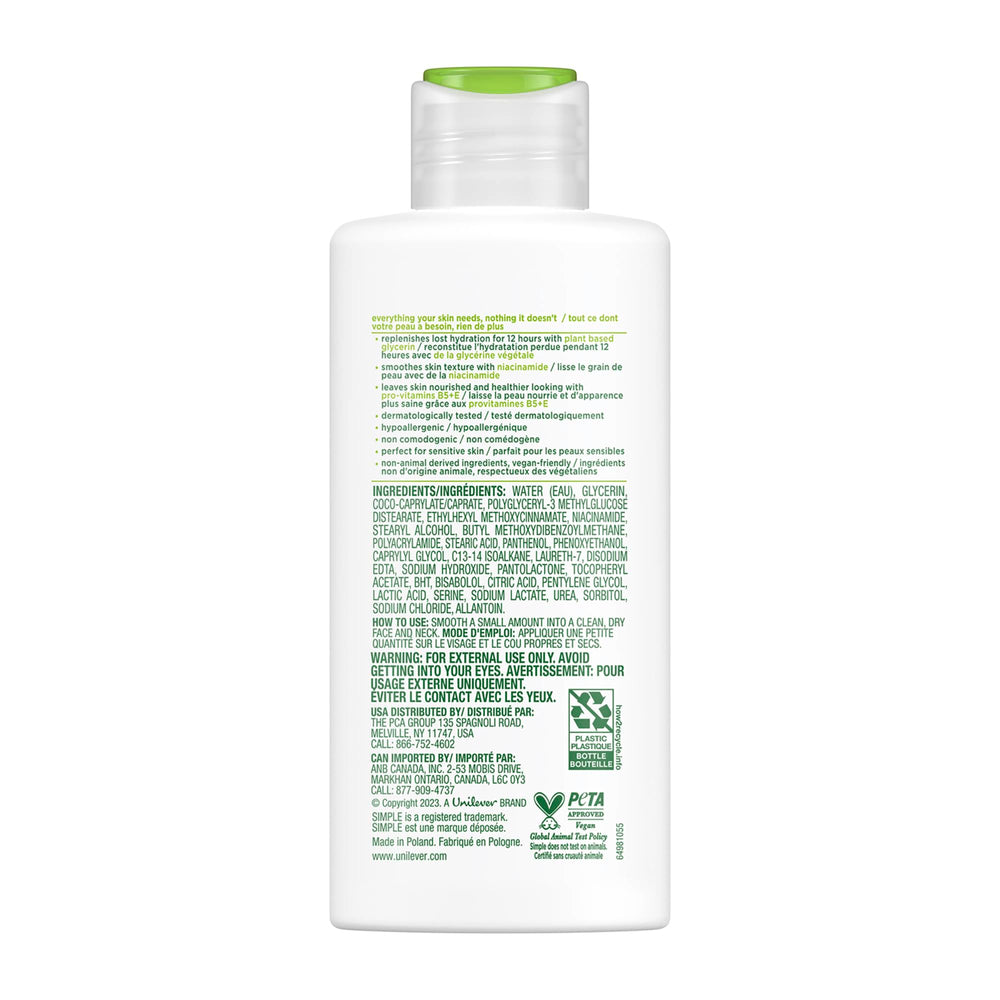 Simple label close-up showing hypoallergenic and non-comedogenic benefits