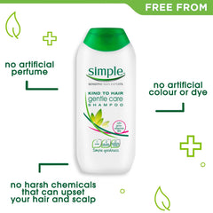 Simple shampoo lather on hair demonstrating effective residue removal