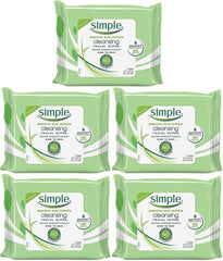 Simple travel pack front view showing compact pack and quick cleansing benefit