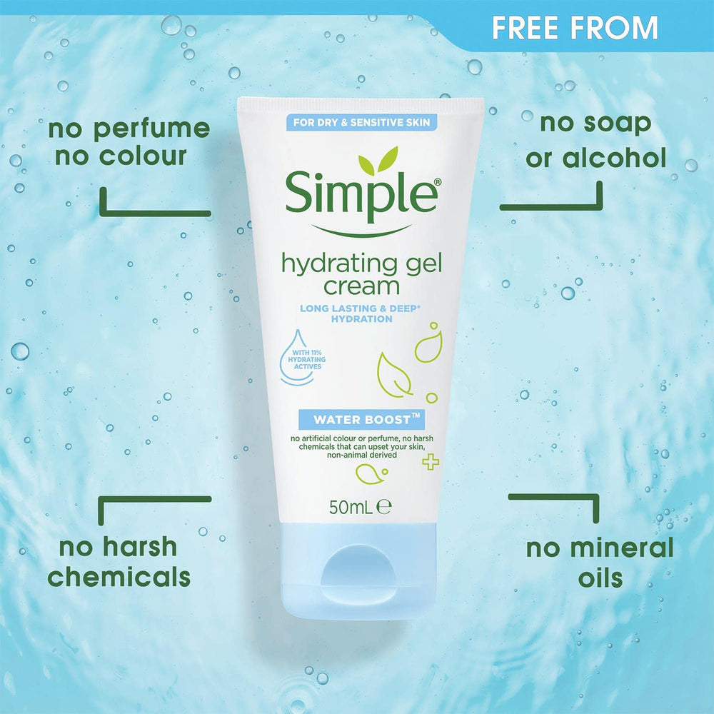 Simple label close-up showing ingredients for gentle hydration support