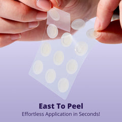 SimpleField patch close-up texture highlighting absorbent hydrocolloid benefit