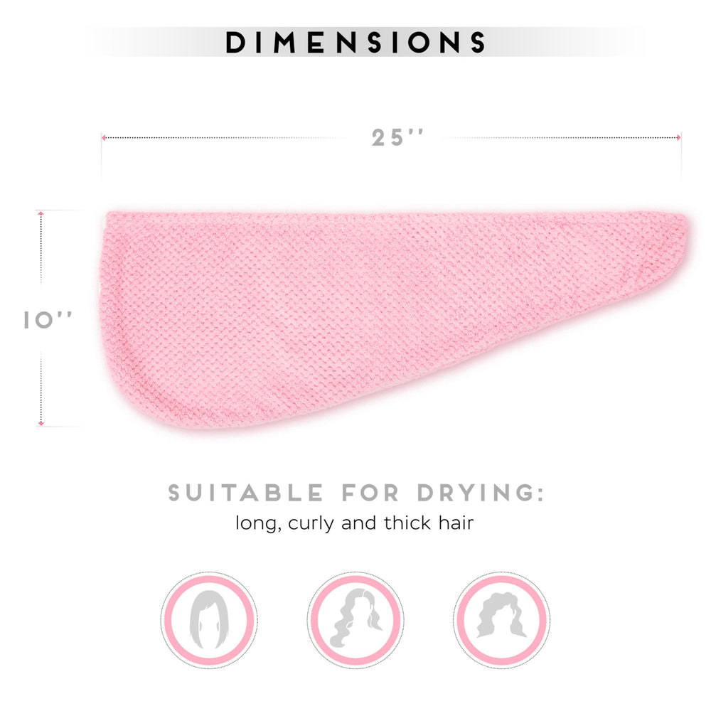 SimpleField turban next to a ruler showing 26x10 inches size for accurate fit and coverage