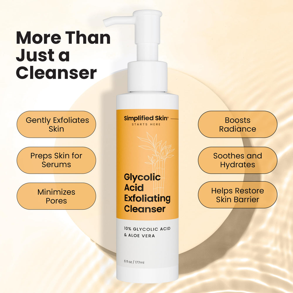 Simplified Skin aloe and sunflower visual signaling soothing hydration