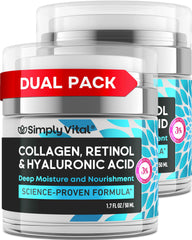 SimplyVital front jar product shot showing clean packaging and size benefit