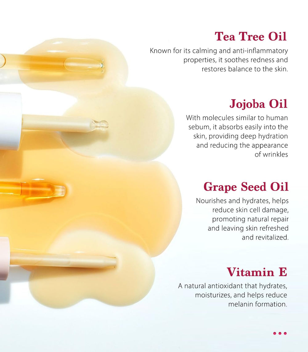 Close-up of SINAHET oil droplet highlighting smooth glide benefit