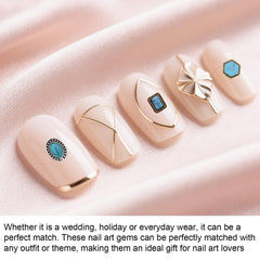 Sinbana lifestyle shot of boho festival manicure showcasing styled look inspiration benefit