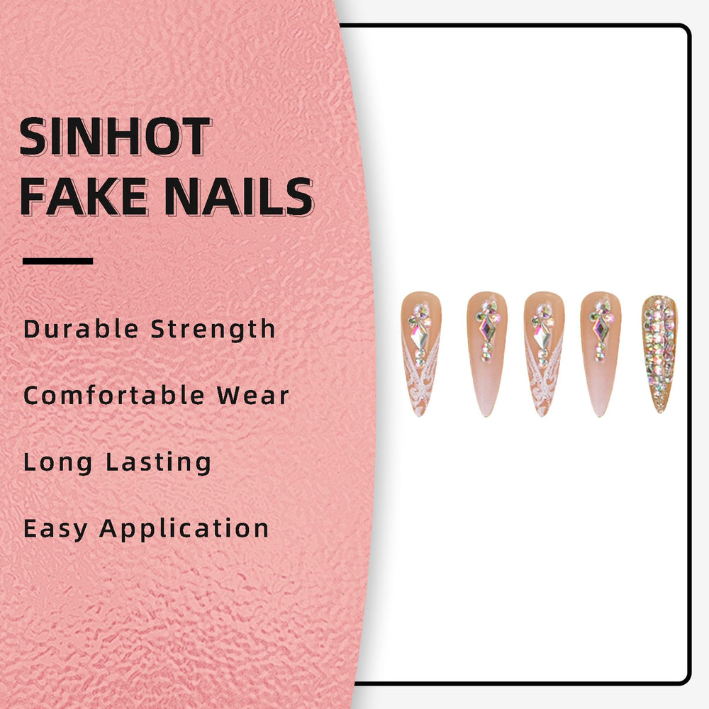 SINHOT 24pcs layout showing numbered sizes for accurate matching