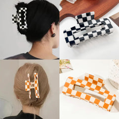 SINIDE clip worn half-up style demonstrating secure everyday hold