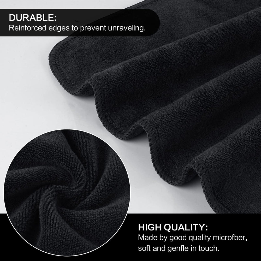 SINLAND close-up of microfiber weave revealing soft texture for gentle cleansing and exfoliation